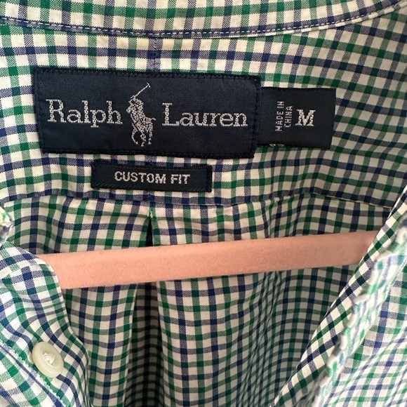Ralph Lauren Men's Checkered Shirt size M - Picture 3 of 5